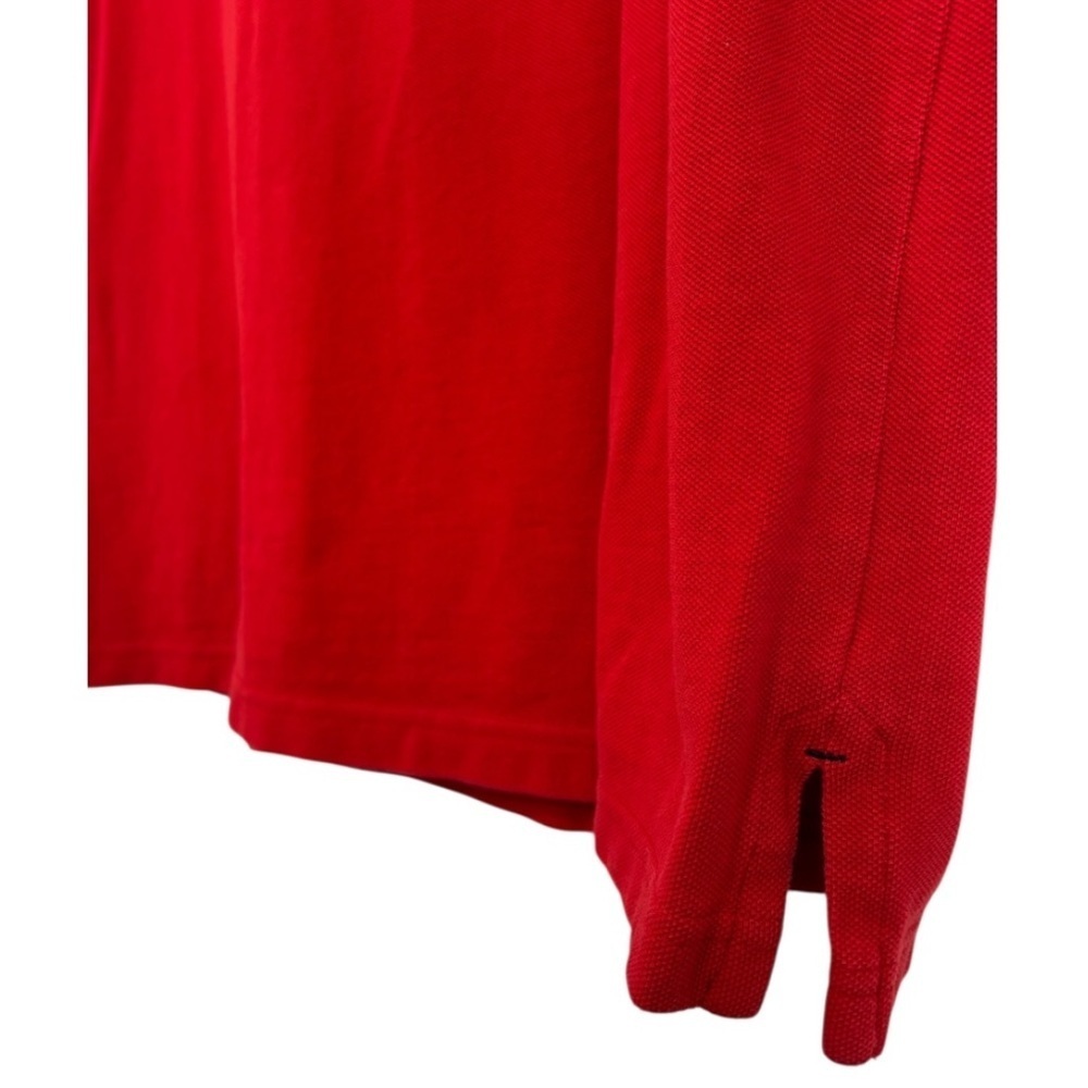 Tommy Hilfiger Custom Fit Men's Vibrant Red Polo Size Large - Picture 4 of 8